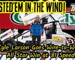 Kyle Larson goes wire-to-wire at 81 Speedway for C