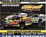 DIRTcar Sportsman Series to Kick off 50th Jubilee Season at Can-Am