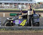 Jimmy Gustin dominates the night with three feature wins at Boone Speedway