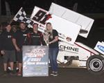 Tyler Thomas Leads It All At Creek County Speedway