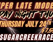 THURSDAY NIGHT THUNDER Set For July 24th!