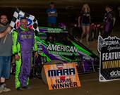 Peterson Makes it Two in a Row in MARA at Peoria Speedway