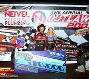 WILLIAMSON SHOWS THE WAY IN OUTLAW 200 AT FULTON SPEEDWAY