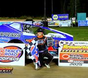 Matt Caprara Fourth Different Brewerton Speedway Modified Winner