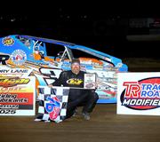 Lance Willix Parks in Fulton Speedway Modified Victory Lane for t