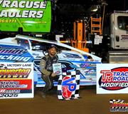 Ron Davis III Becomes Eighth Different Brewerton Speedway Modifie