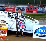 Hunter Hollenbeck Charges to Fulton Speedway Sportsman Win