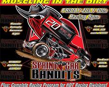 Sprint Car Bandits “Muscling in the Dirt” at