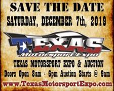 2019 Texas Motorsport Expo & Auction to be he