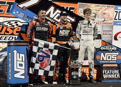 Timms stands on World of Outlaws p