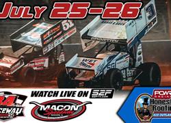 POWRi 410 Outlaw Sprints at 34 Rac