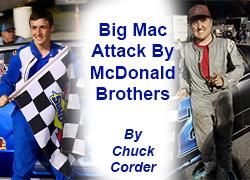 McDonald Brothers Aim to Stay Among Sportsmen Elite; Mods, Outlaws, Crown Stocks also in Action