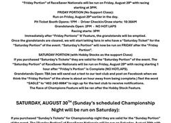 IMPORTANT! SCHEDULE CHANGES FOR RA