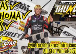 Kyle Larson earns third consecutiv