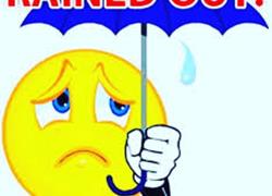 Same winner 3 events in a row - Mother Nature wins again and causes event to cancel.