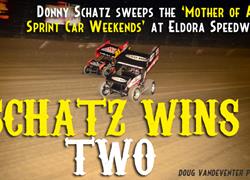 Schatz Wins Two in Eldora Speedway