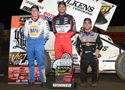 TULARE TITAN: Kyle Larson Tames Treacherous Thunderbowl with Kubota High Limit Racing