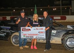 Scott Wins Pine Tree 100 CRUSA Street Stock Feature!