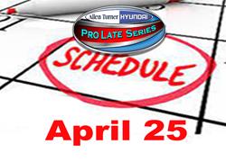 Revised Schedule for Friday Racing
