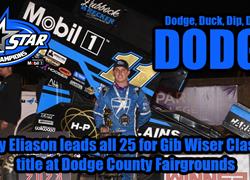 Cory Eliason leads all 25 for Gib