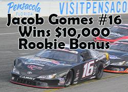 California Driver Collects Rookie of the Race $10,000