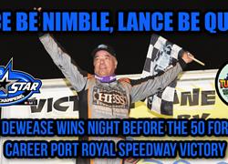 Lance Dewease wins Night Before th