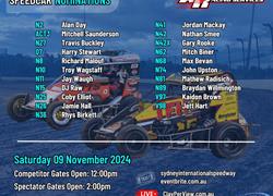 Speedcar Nominations Announced for