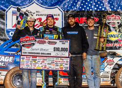 Alberson Starts Hillbilly Hundred Weekend with Friday Night Win at Lernerville