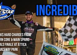 Brent Marks hard charges from 20th
