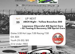 Yellow Breeches 500 For 410 Sprint