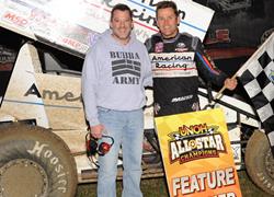 MADSEN SCORES LAST LAP PASS FOR WI