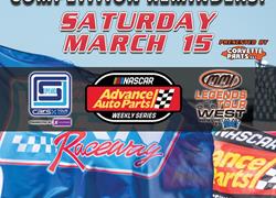 COMPETITION REMINDERS FOR SAT. MAR. 15