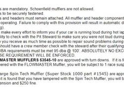 ATTN: Muffler Requirements For ASC