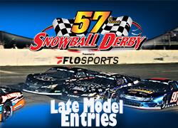 UPDATED Late Model Entry List