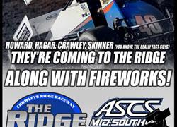 ASCS SPRINT CARS COMING TO THE RID