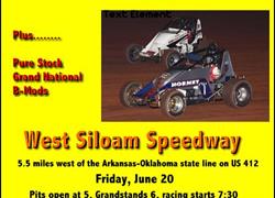 OCRS Non-Wing Sprint Cars At West
