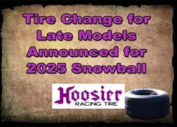 Tire Change for Late Models in Snowball