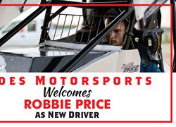 Sides Motorsports Welcomes Robbie