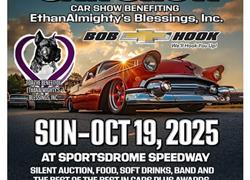 Bob Hook Chevrolet & Sportsdrome Speedway Car Show benefiting EthanAlmighty's Blessings, Inc.