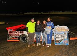 Tanner Wins Late Model Feature, Th