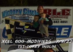7/9/22 XCEL 600 MODIFIEDS RESULTS