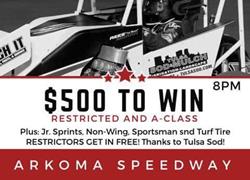 $500 to win A-Class and Restrictor