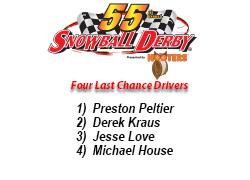 Peltier, Kraus, Love, House added to Snowball in Last Chance Top 4 Wins.