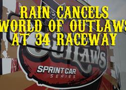 Rain Cancels World of Outlaws Spri