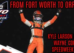 Kyle Larson rallies from tenth to