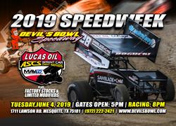 ASCS Speedweek Continues Tuesday A