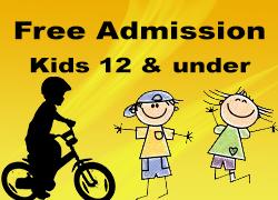 KIDS 12 AND UNDER ADMITTED FREE FOR BIKE RACES JUNE 2nd.