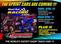 The Sprint Cars Are Coming!  April