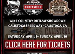 WoO Calistoga Speedway April 9-10
