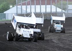 Winged and Non-Wing Sprint Cars on